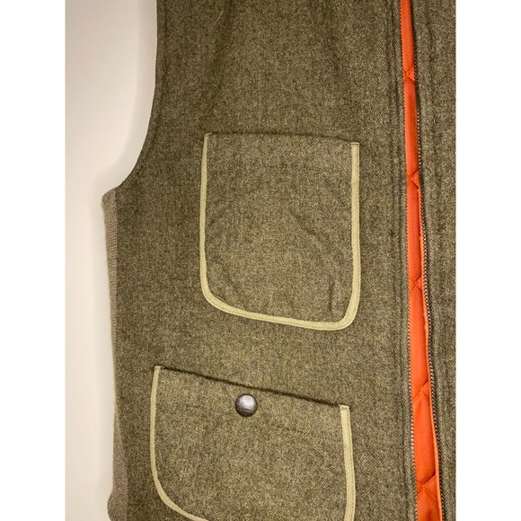 RRL Double RL / RRL Supply Reversible Wool Hunting Vest Rare Small - Picture 3 of 10